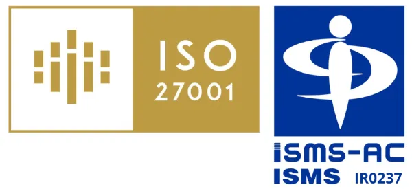 ISO 27001 / ISMS-AC 認証バッジ (IR0237)